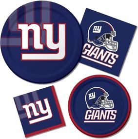 img 1 attached to 🏈 Бумажные салфетки для напитков NFL New York Giants | Официально лицензированные | 192 шт. | Creative Converting