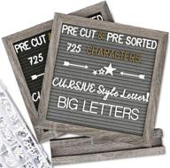 📝 enhanced double sided felt letter board with pre-cut letters for easy lettering логотип