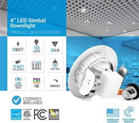 img 3 attached to 💡 Parmida Adjustable LED Replacement Directional Industrial Electrical