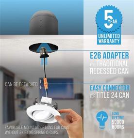 img 1 attached to 💡 Parmida Adjustable LED Replacement Directional Industrial Electrical