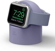 elago w2 зарядное устройство стенд совместимо с apple watch series 7/6/se/5/4/3/2/1 (45 мм аксессуары и принадлежности) логотип