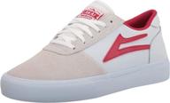 lakai manchester skate white suede logo