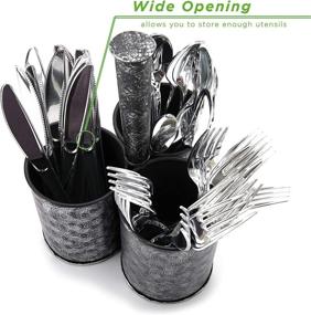 img 3 attached to Mind Reader PRINUTE3 BLK Silverware Multi Purpose