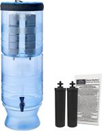💧 berkey light gravity-fed water filter: purify your water with 2 black berkey elements logo