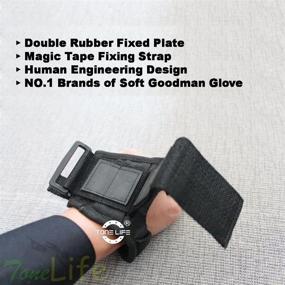 img 3 attached to 🤿 TONELIFE Soft Goodman Glove: Universal Adjustable Hand, Arm, and Waist Strap for Dive Lights - Mount Underwater Torch & LED Flashlight Lamp