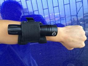 img 1 attached to 🤿 TONELIFE Soft Goodman Glove: Universal Adjustable Hand, Arm, and Waist Strap for Dive Lights - Mount Underwater Torch & LED Flashlight Lamp