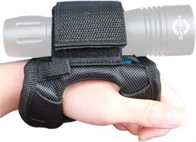 img 4 attached to 🤿 TONELIFE Soft Goodman Glove: Universal Adjustable Hand, Arm, and Waist Strap for Dive Lights - Mount Underwater Torch & LED Flashlight Lamp