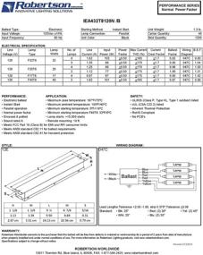 img 1 attached to 💡 Эффективный люминесцентный ROBERTSON IEA432T8120N: Мощное решение Robertson ISL432T8120