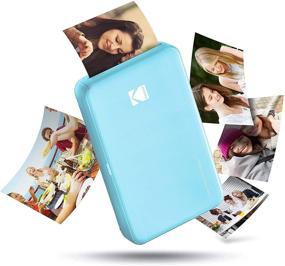 img 3 attached to 📸 Кодак Mini 2 HD Беспроводной портативный мобильный моментальный фотопринтер, печать фотографий из социальных медиа, высококачественная полноцветная печать - совместим с iOS и Android (синий)