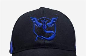 img 2 attached to Pokemon Go Hats Gen 2 Embroidered - Team Mystic, Team Valor, Team Instinct, Pikachu, Ash - USA