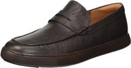 👞 stylish comfort: fitflop boston leather loafers chocolate men's shoes logo