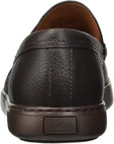 img 2 attached to 👞 Stylish Comfort: FitFlop Boston Leather Loafers Chocolate Men's Shoes