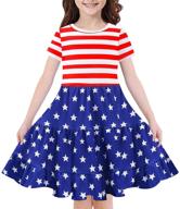 👗 stylish mermaid pleated casual sundress: girls' over knee clothing and dresses logo