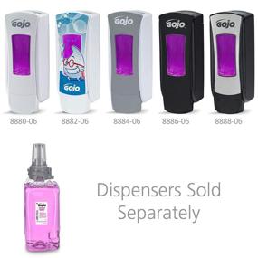 img 2 attached to 🧴 GOJO ADX-12 Touch-Free Dispenser Refill: GOJO Antibacterial Foam Handwash - Plum Fragrance, 1250 mL Soap (Pack of 3)