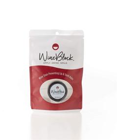 img 4 attached to 🍷 WineBlock Lip and Teeth Balm – Prevents Red Wine Stains on Lips and Teeth | 30 Applications per Jar | New Packaging