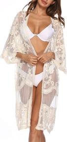 img 2 attached to 👘 Women's Beach Cardigan Summer Kimono: Fashionable Clothing and Swimsuit Cover-Ups