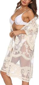 img 3 attached to 👘 Women's Beach Cardigan Summer Kimono: Fashionable Clothing and Swimsuit Cover-Ups