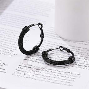 img 2 attached to Earrings Sterling Hypoallergenic Cartilage Lightweight