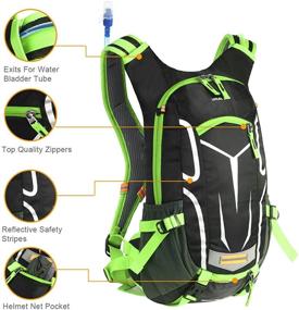 img 3 attached to LOCALLION Cycling Backpack 18L: Ideal Biking Daypack for Outdoor Sports and Running, Breathable Hydration Pack for Men and Women