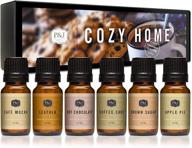 🏡 premium fragrance oil set: p&amp;j trading cozy home collection - soap making, candle making, diffusers, lotions, haircare, slime, and home fragrance logo