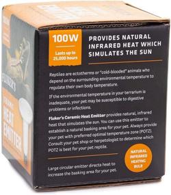img 2 attached to 🦎 Enhance Reptile Terrariums with Fluker's Ceramic Heat Emitter - A Reliable Heating Solution