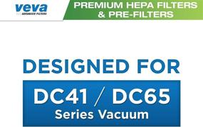 img 1 attached to 🔍 VEVA Complete Premium Vacuum Filter Set with 3 HEPA Filters and 3 Pre Filters for Dyson Upright Vacuums Model DC41 DC65