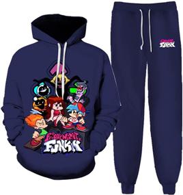 img 3 attached to GDKLXL Sweatshirt Hoodies Hoodie3 Medium Boys' Clothing for Active - Printed