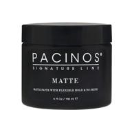 паста для волос pacinos matte: идеальный стайлинг-вакс для долговечного определения и текстуры - без блеска, без чешуек логотип