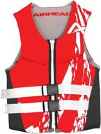 🌊 stay safe and comfortable with the airhead adult swoosh kwik-dry neolite flex life vest логотип