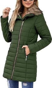 img 1 attached to 🧥 Vetinee Casual Pockets Quilted Jacket - Women's Coats, Jackets & Vests