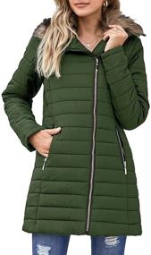 img 3 attached to 🧥 Vetinee Casual Pockets Quilted Jacket - Women's Coats, Jackets & Vests