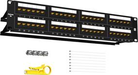 img 4 attached to 🔌 Enhance Network Connectivity with AMPCOM Recognized Ports Patch Panel