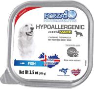 forza10 hypoallergenic wet dog food - fish flavor | 32 pack case of 3.5 ounce cans | sensitive skin formula for adult dogs with skin issues logo