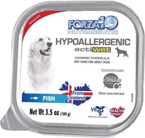 img 4 attached to Forza10 Hypoallergenic Wet Dog Food - Fish Flavor | 32 Pack Case of 3.5 Ounce Cans | Sensitive Skin Formula for Adult Dogs with Skin Issues