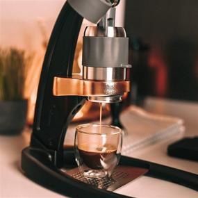 img 1 attached to ☕️ Кофеварка Flair Espresso Maker PRO 2 (черная) - Премиум-ручная рычажная кофеварка с нержавеющей стальной насадкой для заваривания и манометром.