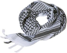 img 3 attached to 🔥 Ultimate Tactical Desert Scarf: Military Shemagh Keffiyeh for Men's Accessories