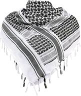 🔥 ultimate tactical desert scarf: military shemagh keffiyeh for men's accessories logo