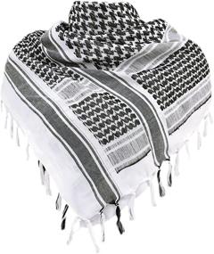 img 4 attached to 🔥 Ultimate Tactical Desert Scarf: Military Shemagh Keffiyeh for Men's Accessories