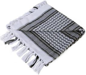 img 1 attached to 🔥 Ultimate Tactical Desert Scarf: Military Shemagh Keffiyeh for Men's Accessories