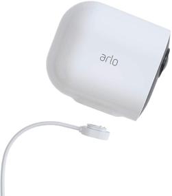 img 3 attached to 🔌 Arlo Ultra 25-футовый магнитный кабель для зарядки - коннектор, стойкий к погодным условиям - сертифицированный аксессуар - совместим с Ultra, Ultra 2, Pro 3, Pro 4 и Pro 3 камерами с прожектором - белый - VMA5600C