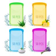 🧼 convenient mini portable travel soap paper sheets - 200pcs disposable hand washing soap sheets, ideal for outdoor activities, camping, hiking, face and hand cleaning logo