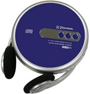 🔵 эмерсон hd7998bl персональный cd-проигрыватель: портативный музыкальный плеер с электронным регулятором громкости в синем цвете логотип