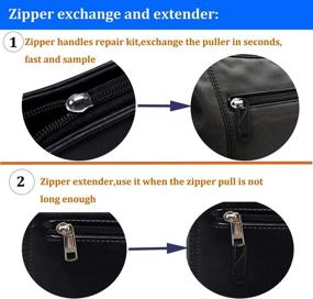 img 1 attached to 🧰 ACXOP Mocossmy Zipper Pull Repair Kit - Improved Thin Hook Replacement for Luggage, Clothes & Jackets (6Pcs)