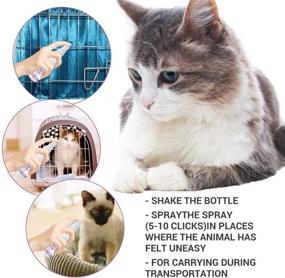 img 1 attached to 🐱 TOULIFLY Calming Spray: Fast & Effective Cat Anxiety Relief with Pheromones