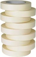 🎨 skytogether masking tape bulk - beige white, 0.94 inch x 55 yards - 9 rolls: ideal general purpose tape for basic painting projects logo