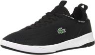 lacoste sense sneaker green: superior men's medium shoes with fashionable appeal logo