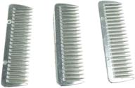 🐎 high-quality sxyh 3pcs stainless metal pulling combs for horse mane and tail – compact pocket combs 4013 логотип