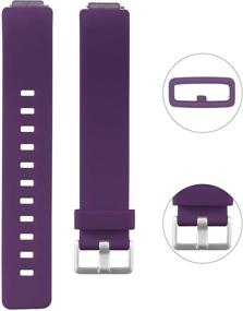 img 2 attached to 📦✨ Премиум 5-пакетов мягких силиконовых браслетов Vanet для Fitbit Inspire/Inspire 2/Inspire HR/Ace 2 - маленькие и большие размеры, идеально подходит для женщин и мужчин.