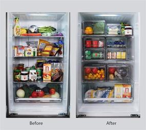 img 3 attached to 🥦 Organize Your Fridge with GREENTEC Stackable Refrigerator Organizer Drawer – BPA Free, Medium Size!