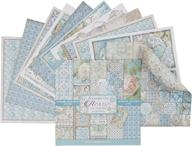 stamperia double sided paper pad pkg azulejos logo